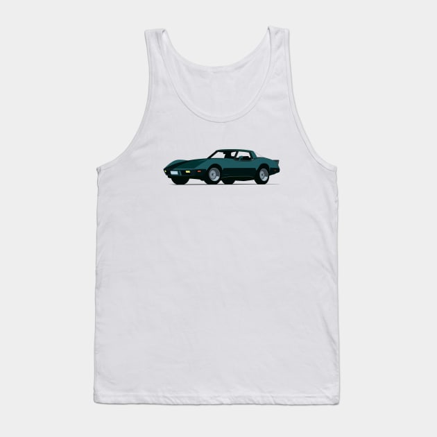 Corvette C3 Tank Top by TheArchitectsGarage